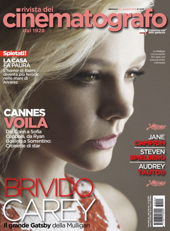 RIVISTA DEL CINEMATOGRAFO magazine side cover May 2013