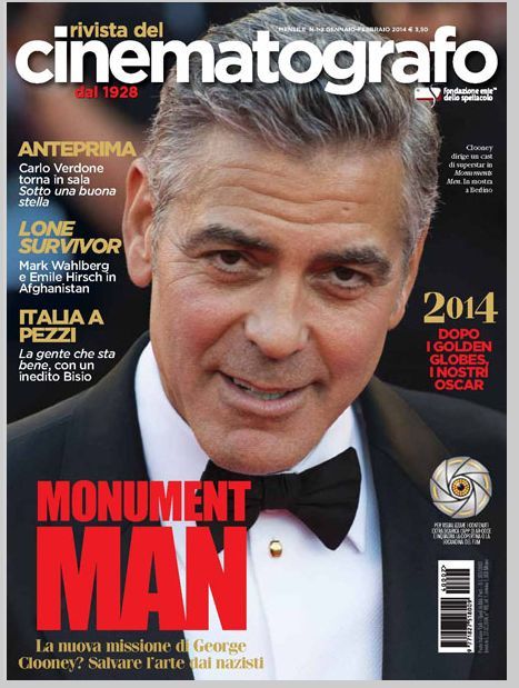 RIVISTA DEL CINEMATOGRAFO magazine side cover January/February 2014