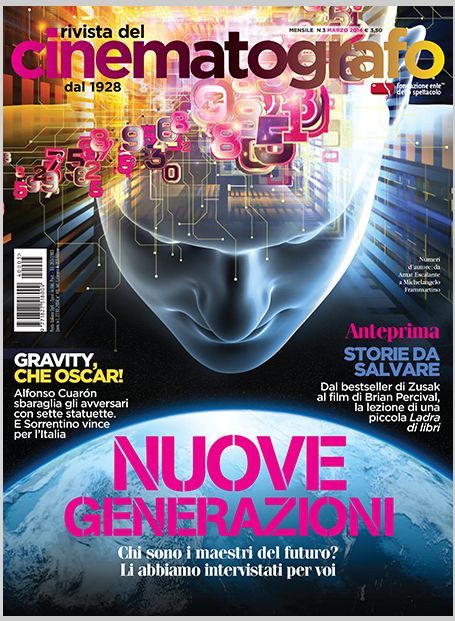 RIVISTA DEL CINEMATOGRAFO magazine side cover March 2014