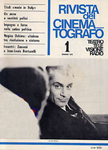 RIVISTA DEL CINEMATOGRAFO magazine side cover January 1972