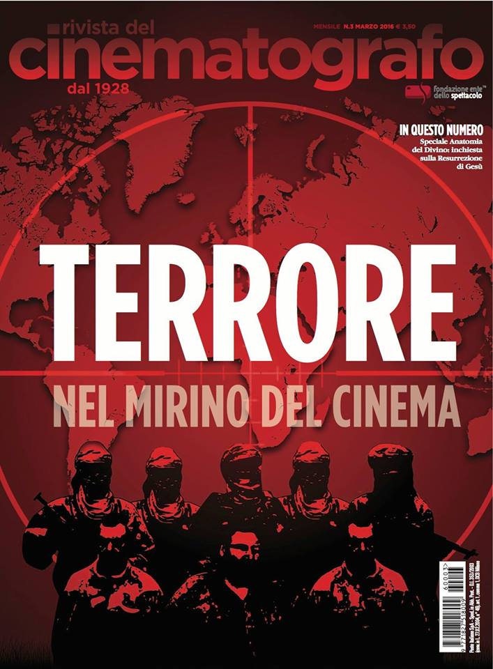 RIVISTA DEL CINEMATOGRAFO magazine side cover March 2016