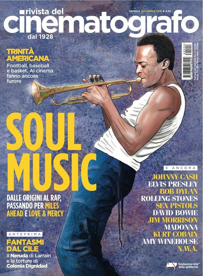 RIVISTA DEL CINEMATOGRAFO magazine side cover April 2016