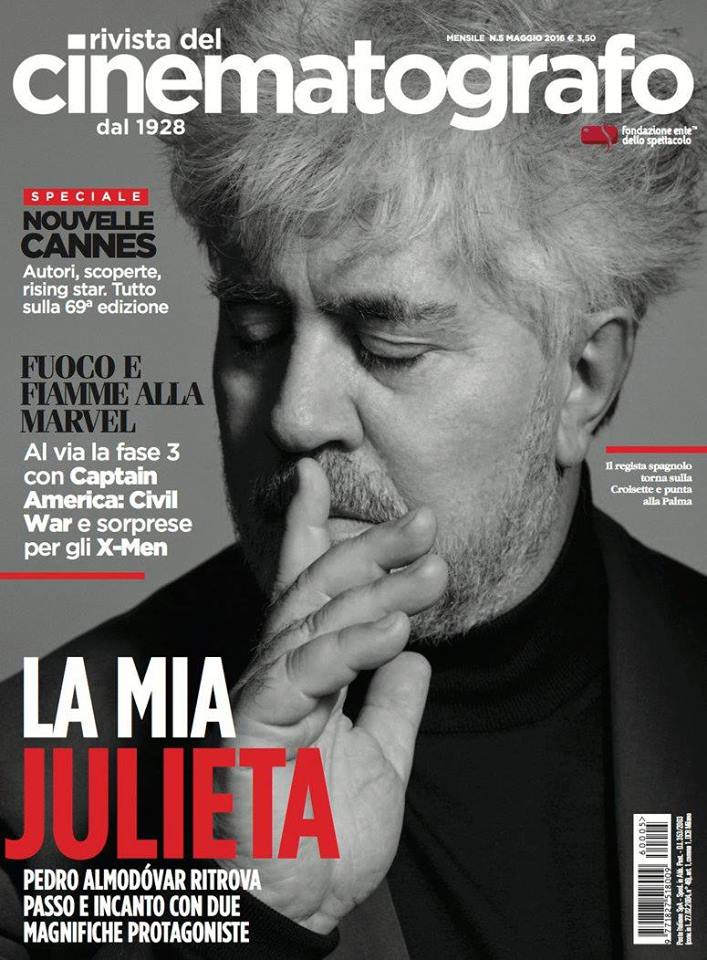 RIVISTA DEL CINEMATOGRAFO magazine side cover May 2016