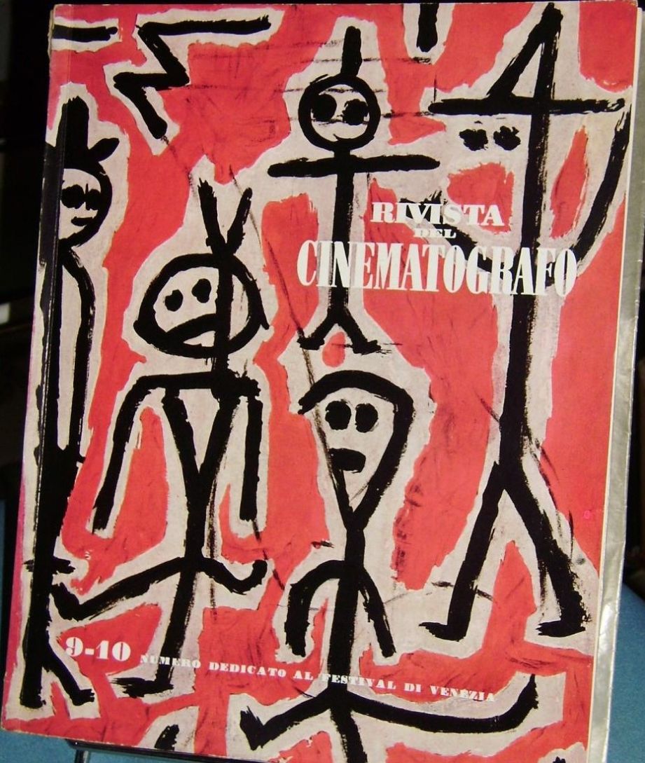 RIVISTA DEL CINEMATOGRAFO magazine side cover Issue 9-10  September 1952