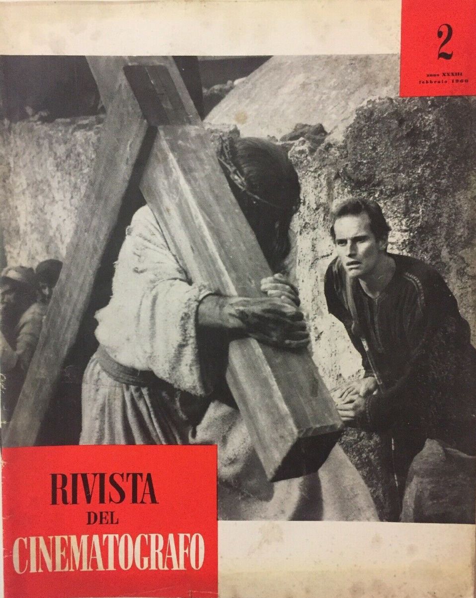 RIVISTA DEL CINEMATOGRAFO magazine side cover Issue 2  February 1960