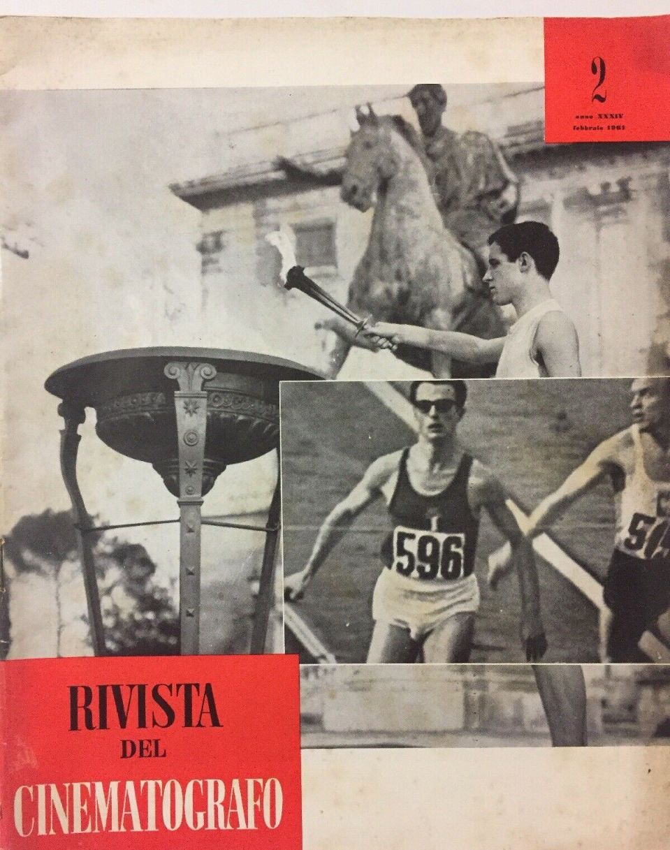 RIVISTA DEL CINEMATOGRAFO magazine side cover Issue 2  February 1961