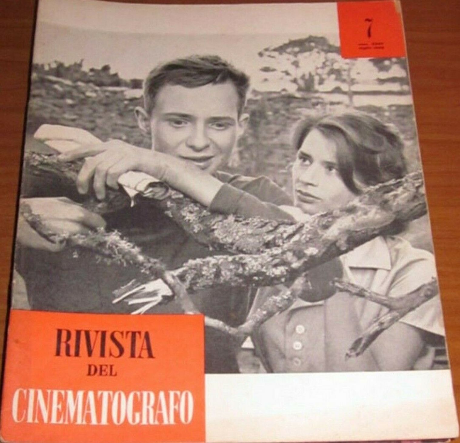 RIVISTA DEL CINEMATOGRAFO magazine side cover Issue 7  July 1962
