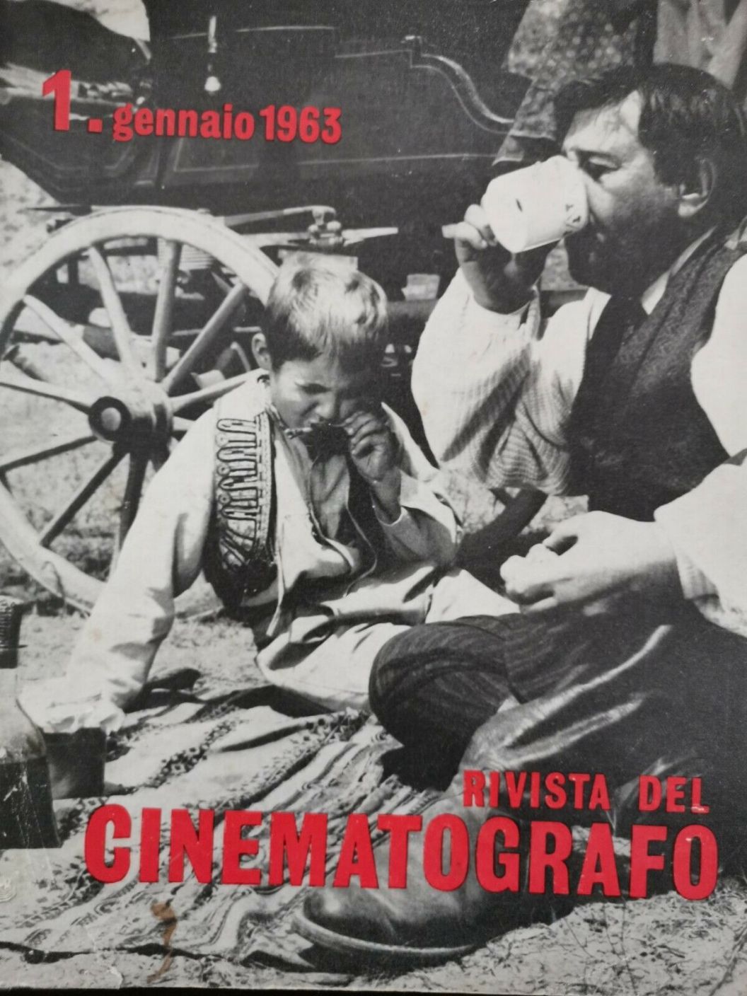 RIVISTA DEL CINEMATOGRAFO magazine side cover Issue 1  January 1963