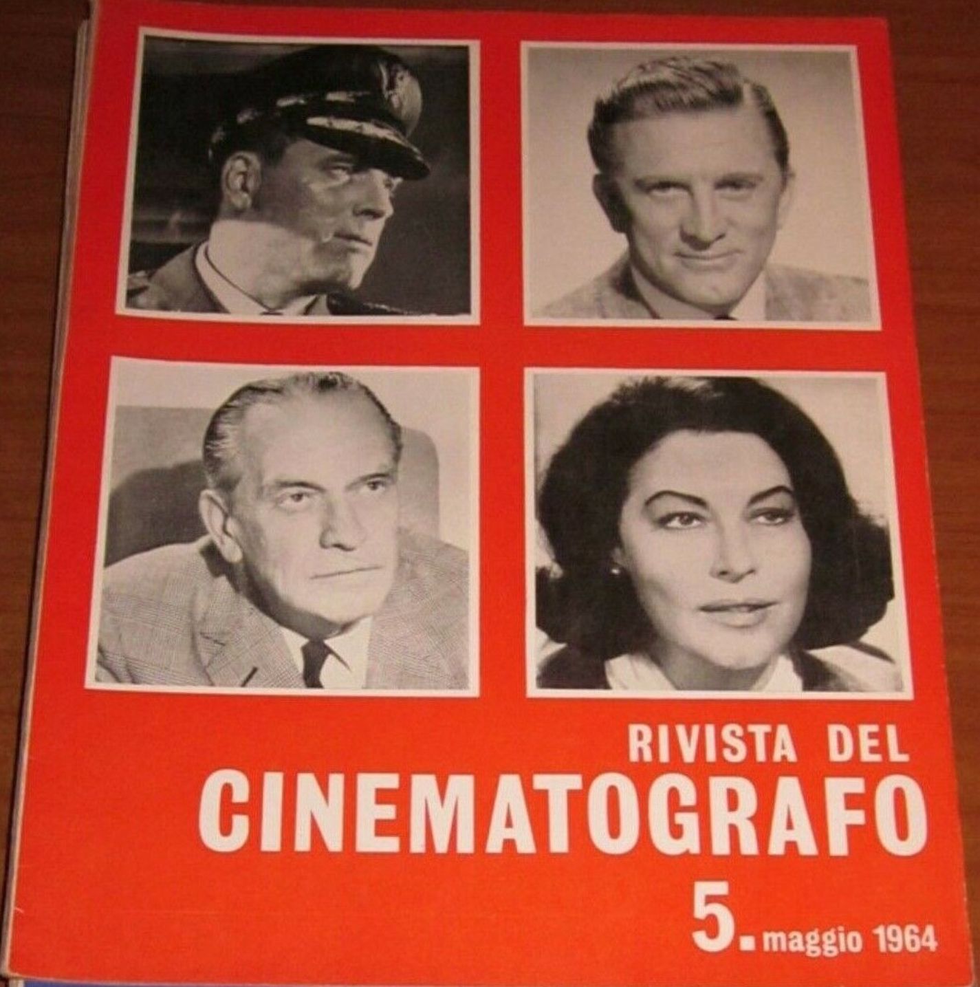 RIVISTA DEL CINEMATOGRAFO magazine side cover Issue 5  May 1964