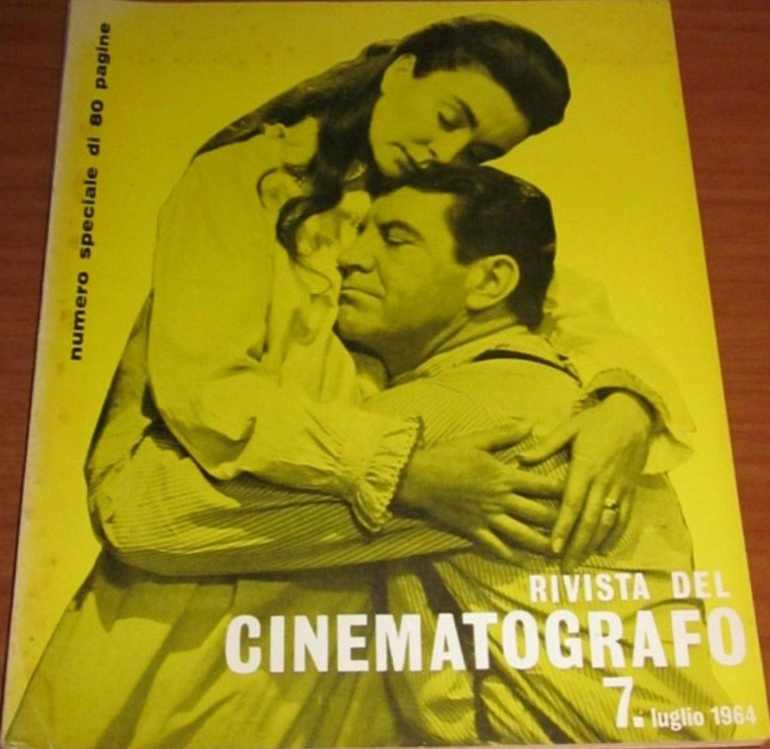 RIVISTA DEL CINEMATOGRAFO magazine side cover Issue 7  July 1964