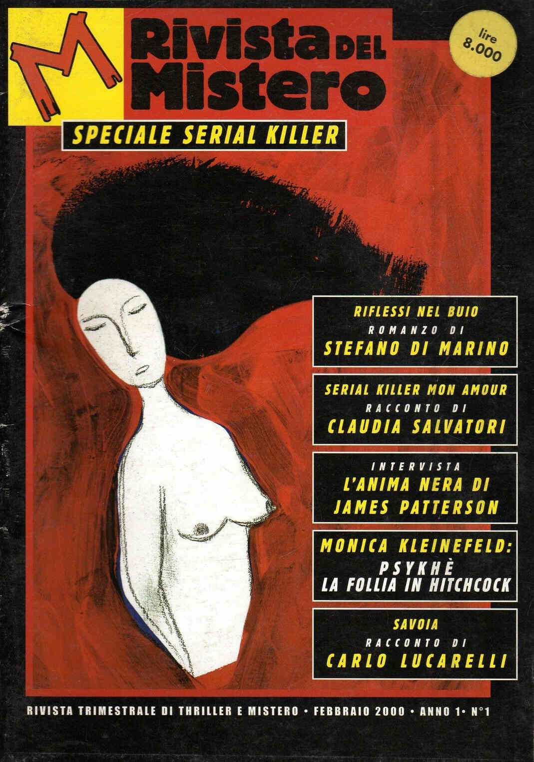 M RIVISTA DEL MISTERO magazine side cover Issue 1 February 2000