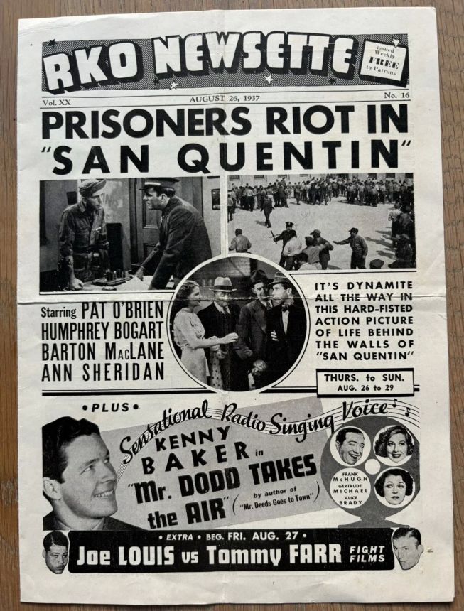 RKO NEWSETTE magazine side cover  Vol 20 #16 26 August 1937