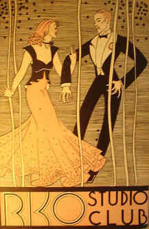 RKO STUDIO CLUB magazine side cover Issue 1  1935