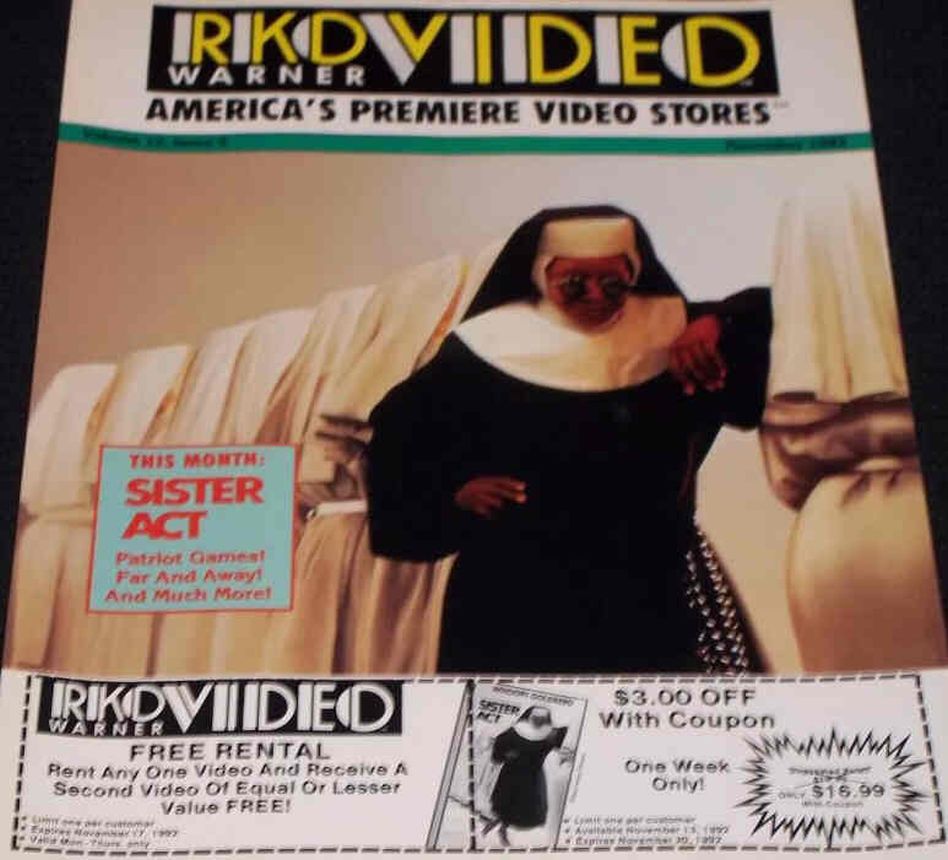 RKO VIDEO magazine side cover  November 1992