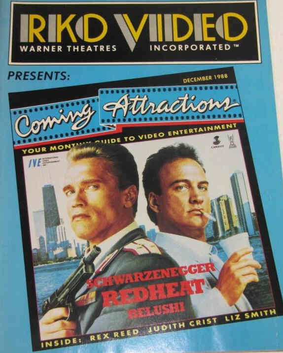 RKO VIDEO magazine side cover  December 1988