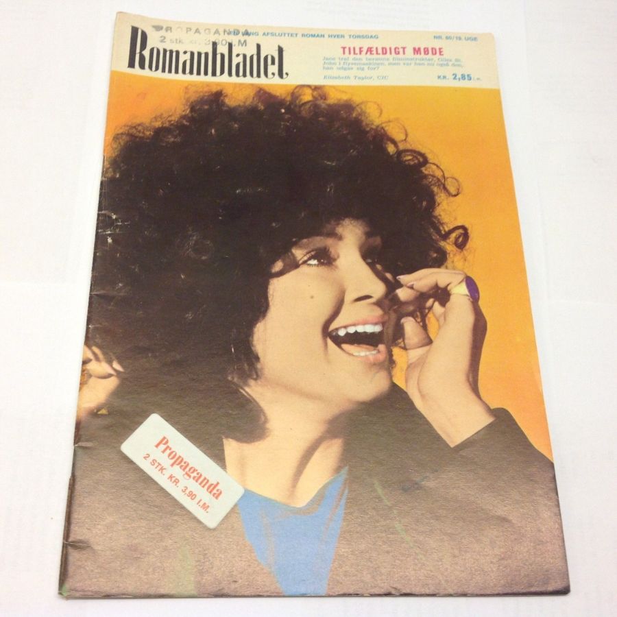 ROMANBLADET magazine side cover Issue 56   1965