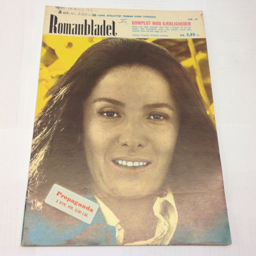 ROMANBLADET magazine side cover Issue 61   1965