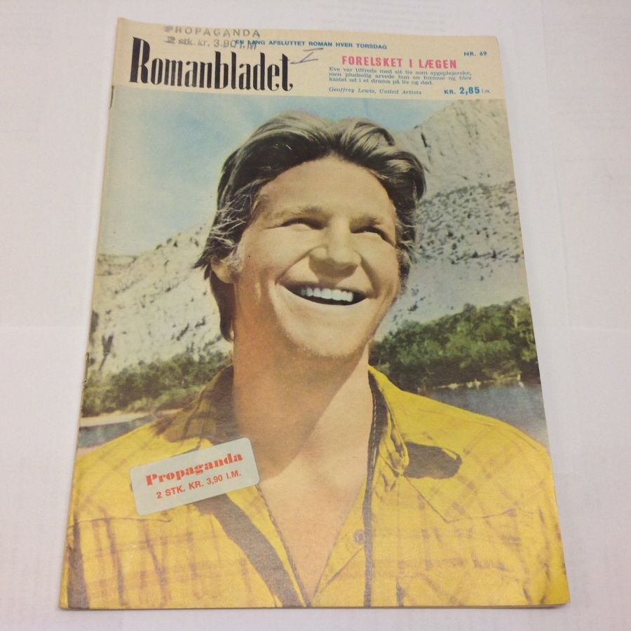 ROMANBLADET magazine side cover Issue 69   1965