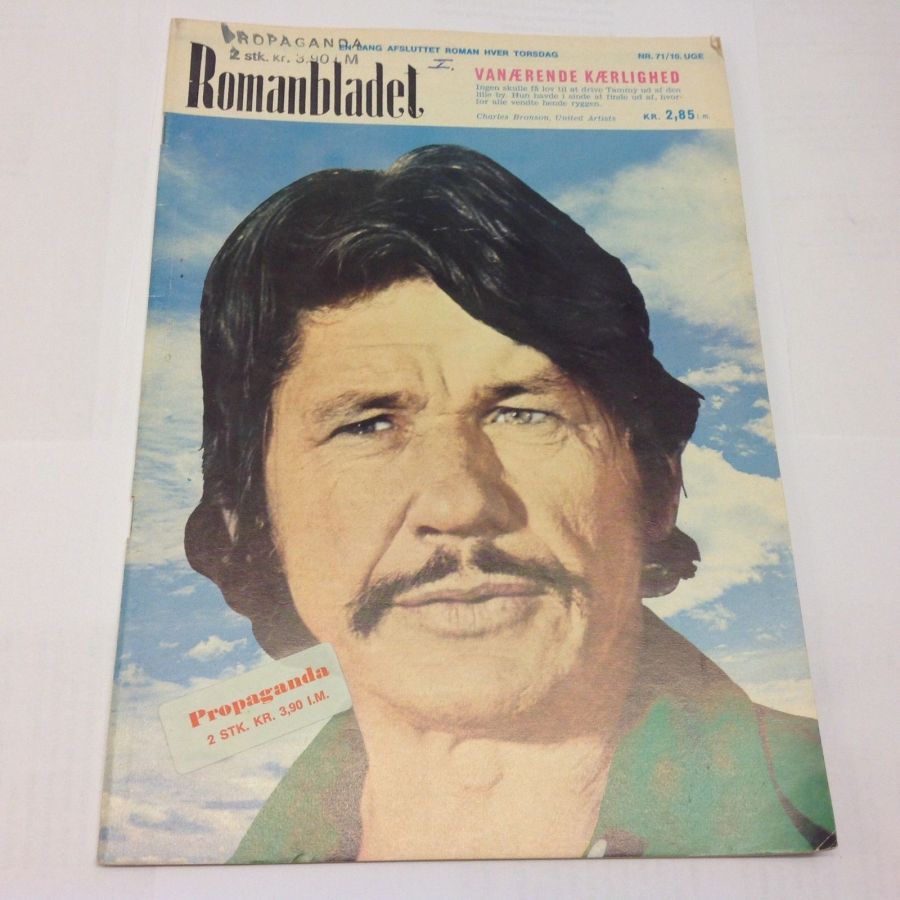 ROMANBLADET magazine side cover Issue 71   1965