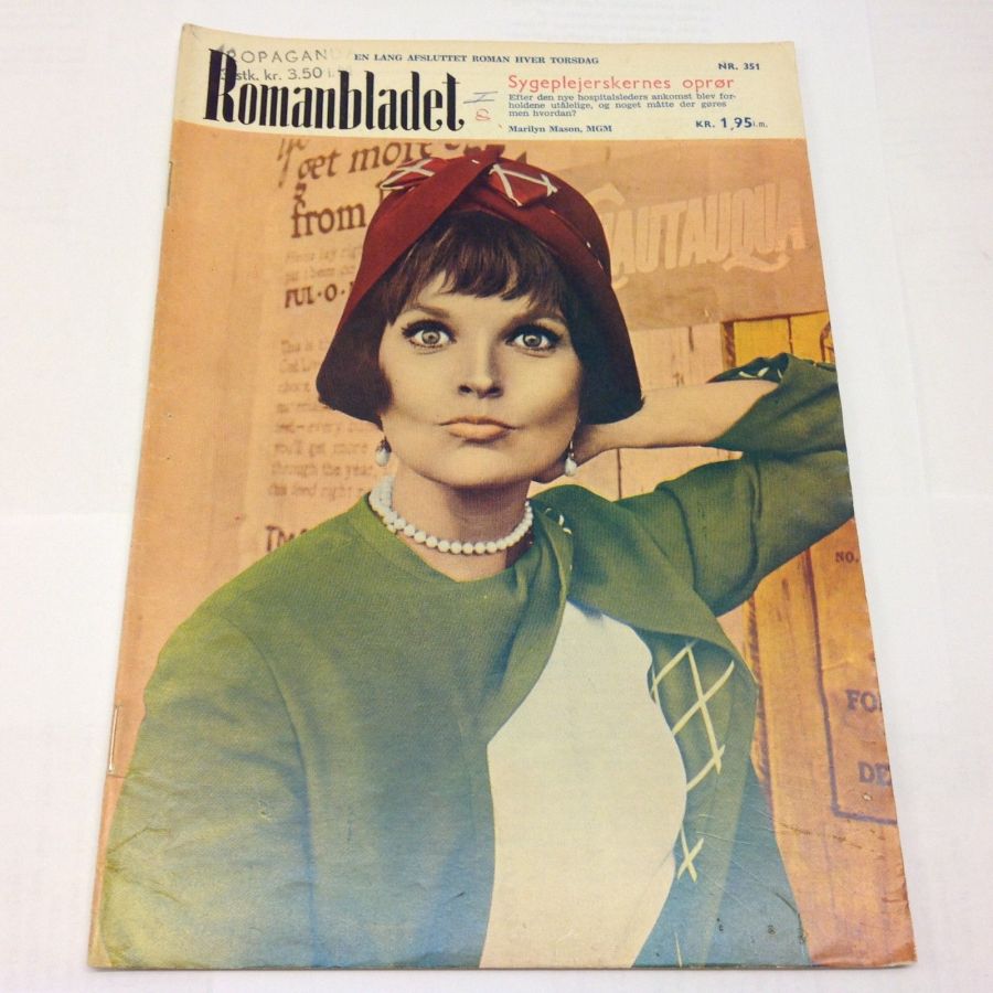 ROMANBLADET magazine side cover Issue 351   1970