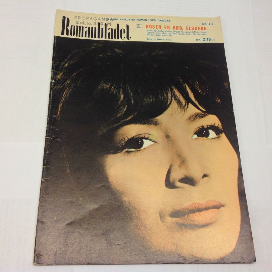 ROMANBLADET magazine side cover Issue 416   1972