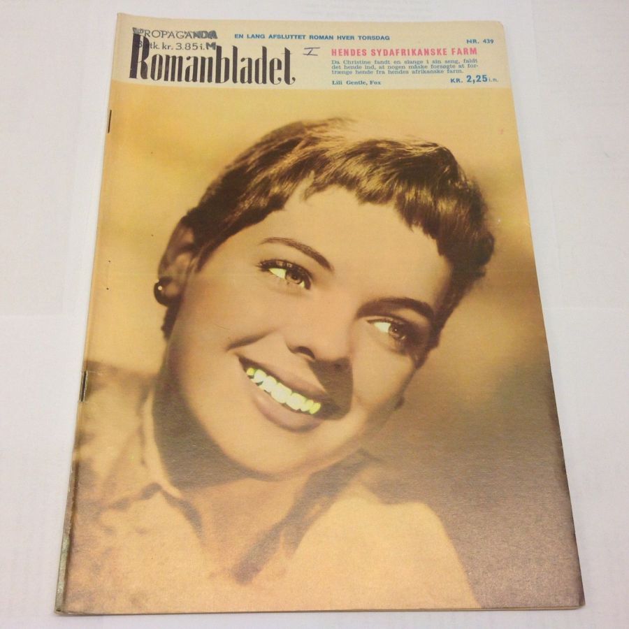 ROMANBLADET magazine side cover Issue 439   1972