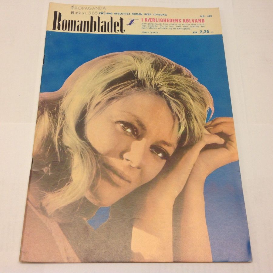 ROMANBLADET magazine side cover Issue 458   1972