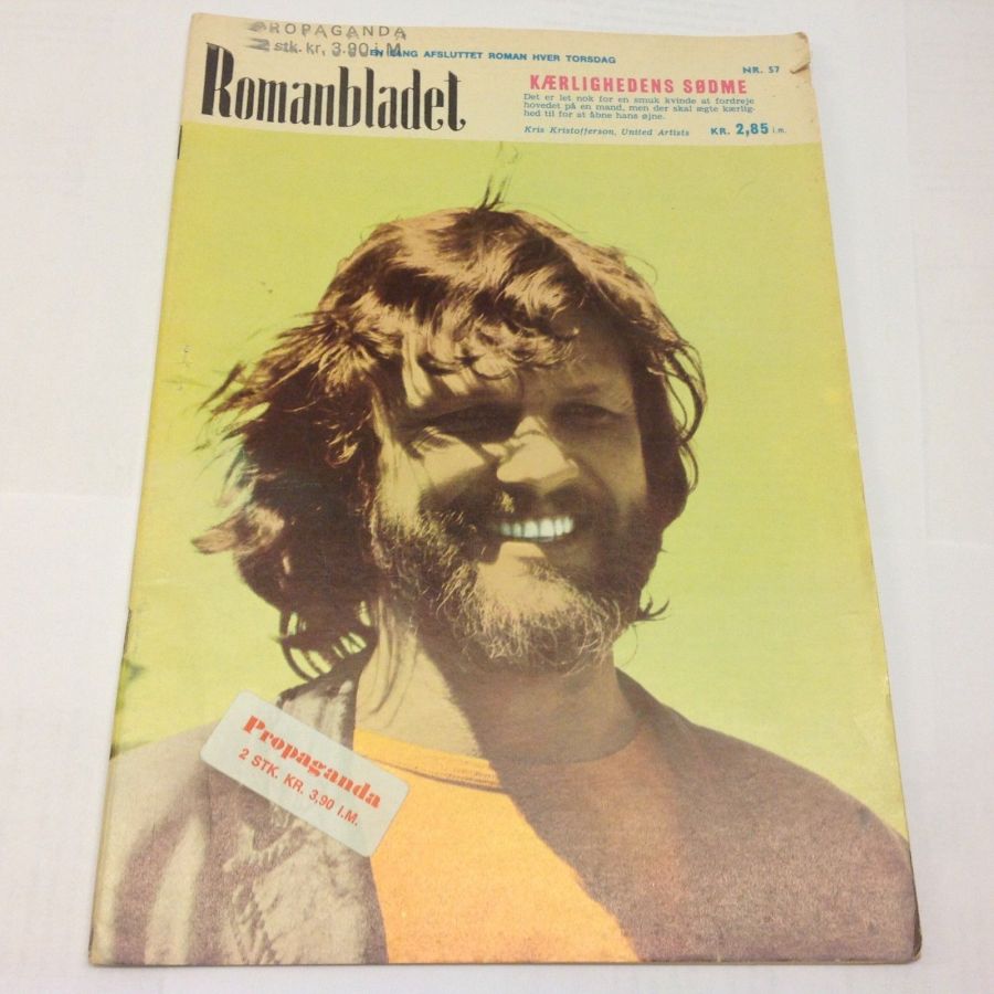 ROMANBLADET magazine side cover Issue 57   1974