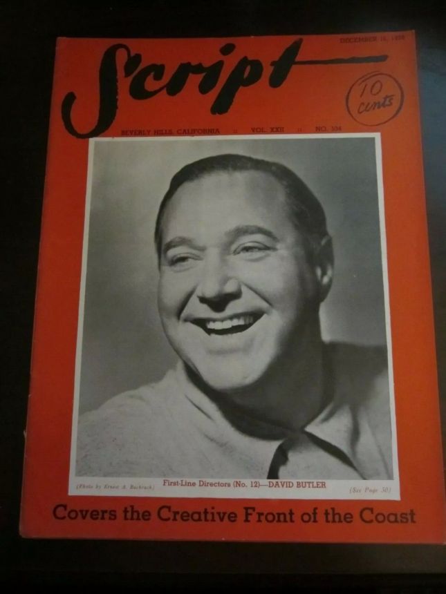 ROB WAGNERS SCRIPT magazine side cover 16 December 1939