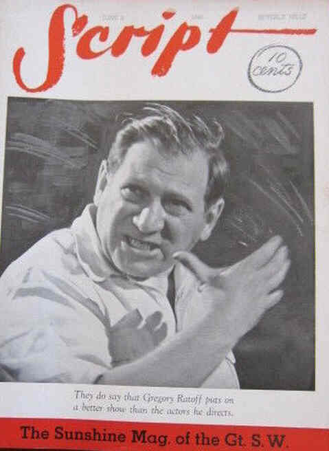 ROB WAGNERS SCRIPT magazine side cover 8 June 1940