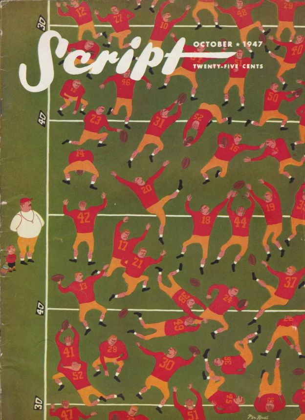 ROB WAGNERS SCRIPT magazine side cover  October 1947