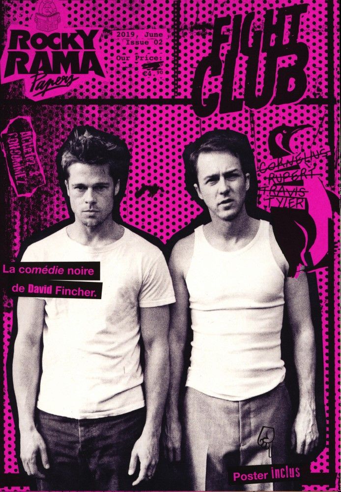 ROCKYRAMA PAPERS magazine side cover Issue 2  July 2019