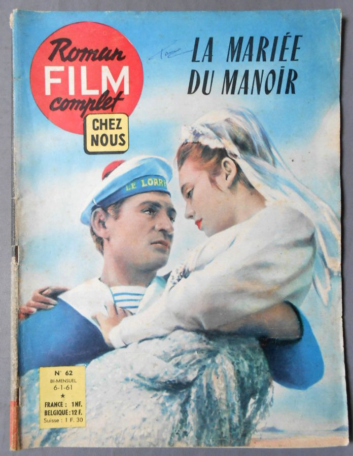 CHEZ NOUS ROMAN-FILM COMPLET magazine side cover Issue 62 6 January 1961