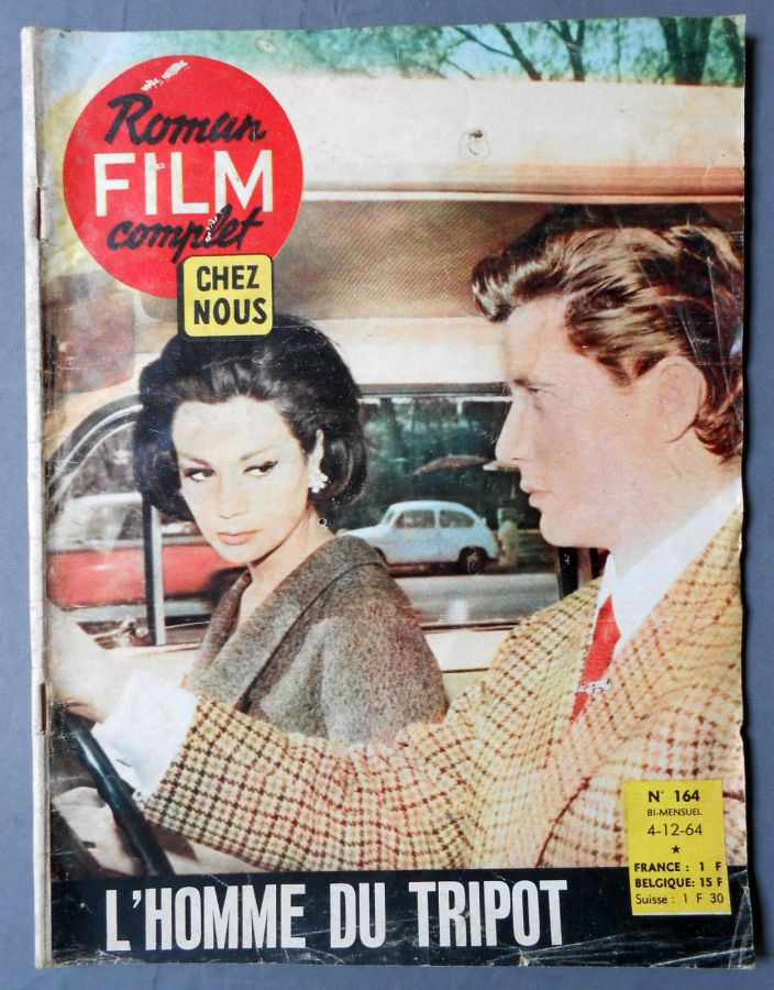 CHEZ NOUS ROMAN-FILM COMPLET magazine side cover Issue 164 4 December 1964