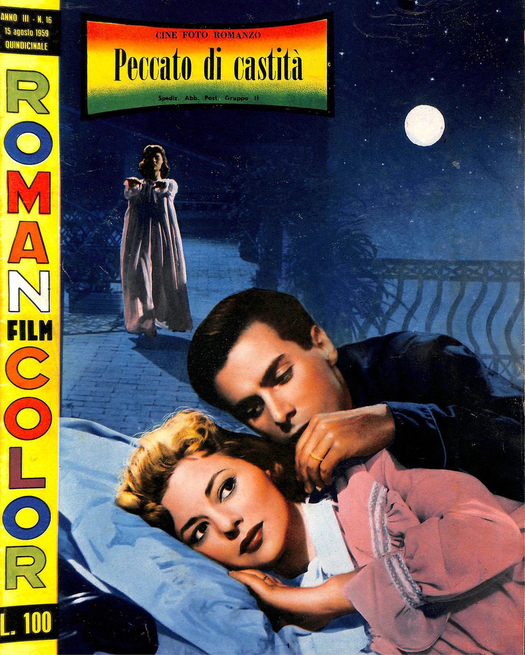ROMAN FILM COLOR (It) magazine side cover Issue 16 15 August 1959