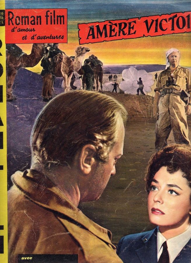 ROMAN FILM DAMOUR ET DADVENTURES magazine side cover Issue 10 October 1959