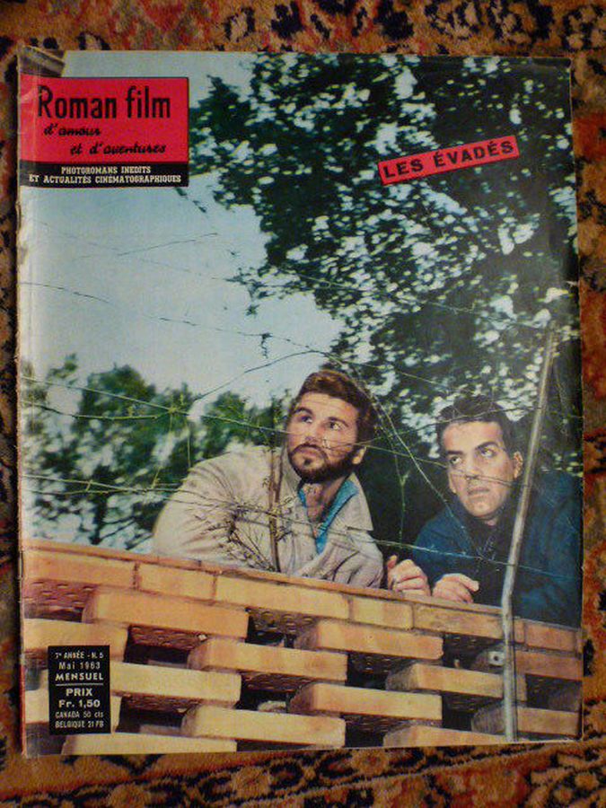 ROMAN FILM DAMOUR ET DADVENTURES magazine side cover Issue 5 May 1963