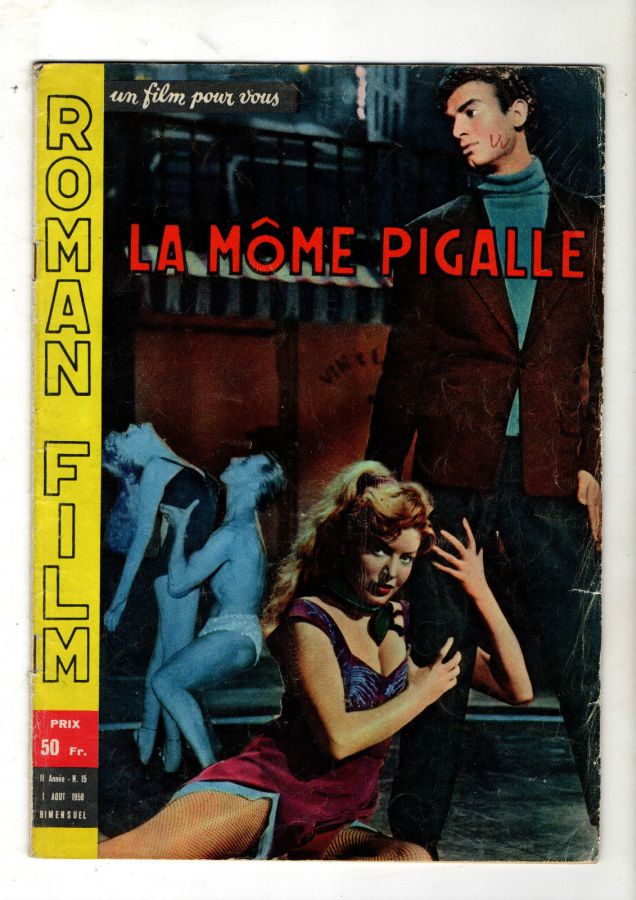 ROMAN FILM UN FILM POUR VOUS magazine side cover Issue 15 1 August 1958