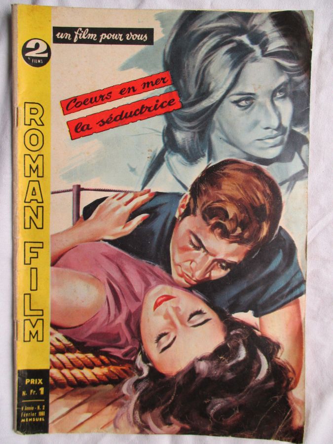 ROMAN FILM UN FILM POUR VOUS magazine side cover Issue 2 February 1961