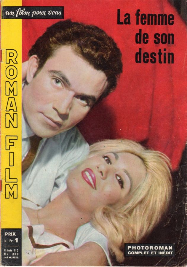 ROMAN FILM UN FILM POUR VOUS magazine side cover Issue 5 May 1962