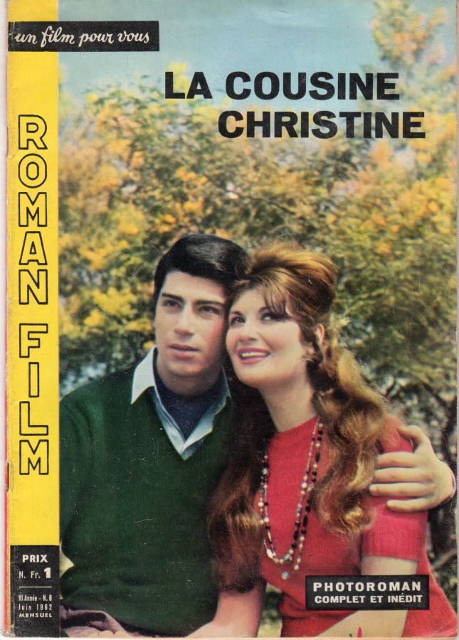 ROMAN FILM UN FILM POUR VOUS magazine side cover Issue 6 June 1962
