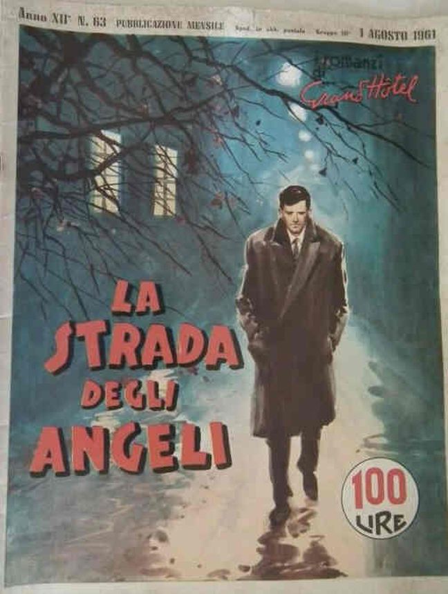 I ROMANZI DI GRAND HOTEL magazine side cover Issue 63 1 August 1961