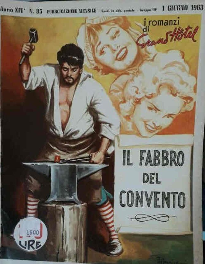 I ROMANZI DI GRAND HOTEL magazine side cover Issue 85 1 June 1963