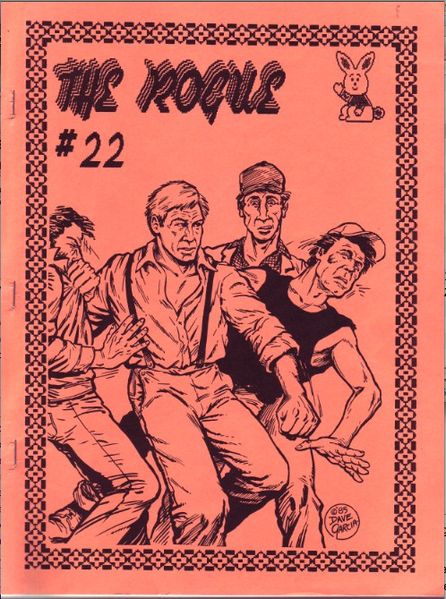 ROGUE | THE magazine side cover Issue 22  1986