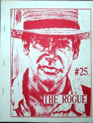ROGUE | THE magazine side cover Issue 25  1986