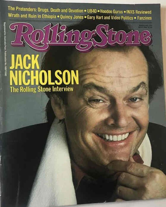 ROLLING STONE (AU) magazine side cover Issue 375  May 1984