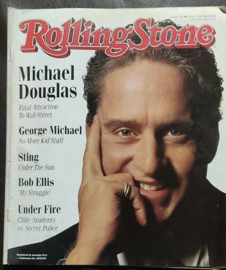 ROLLING STONE (AU) magazine side cover Issue 416  March 1988