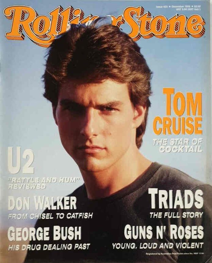 ROLLING STONE (AU) magazine side cover Issue 425  December 1988