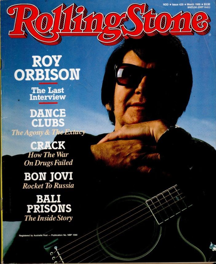 ROLLING STONE (AU) magazine side cover Issue 429  March 1989
