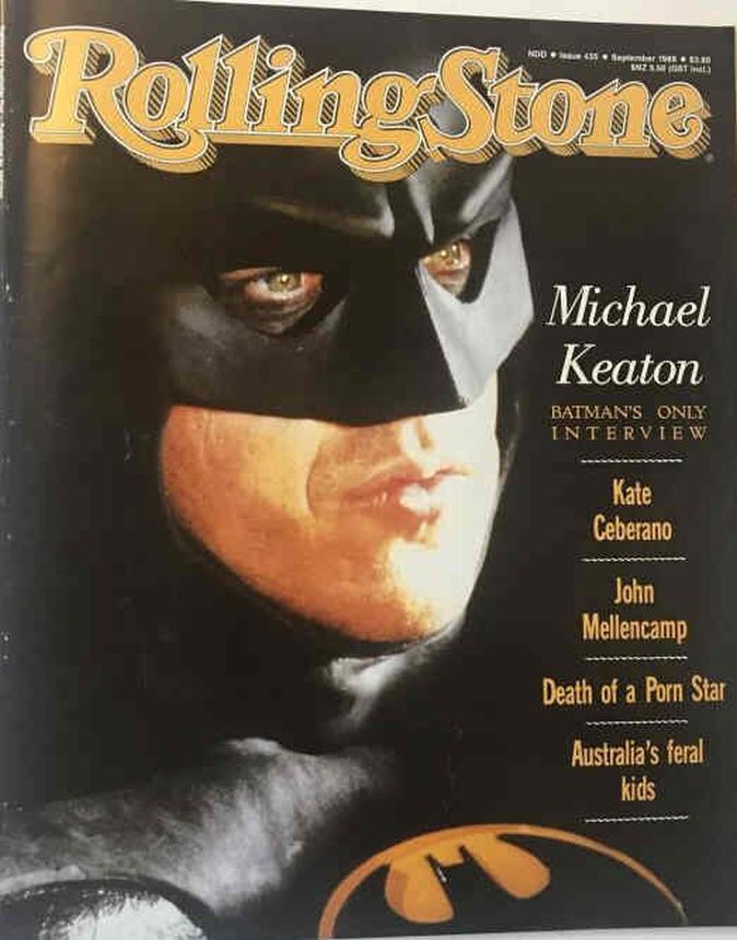 ROLLING STONE (AU) magazine side cover Issue 435  September 1989